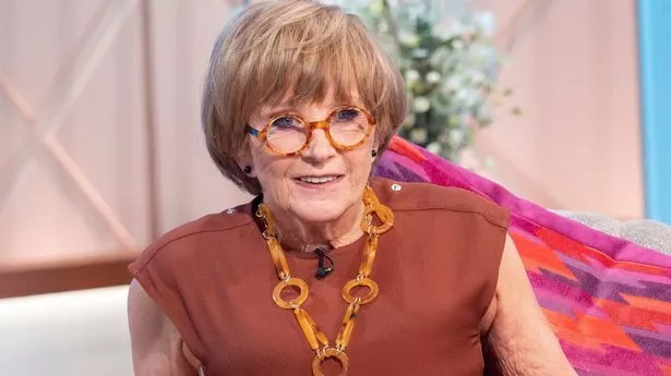 Anne Robinson on the Lorraine show