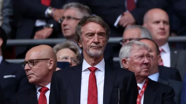 Sir Jim Ratcliffe watching Manchester United