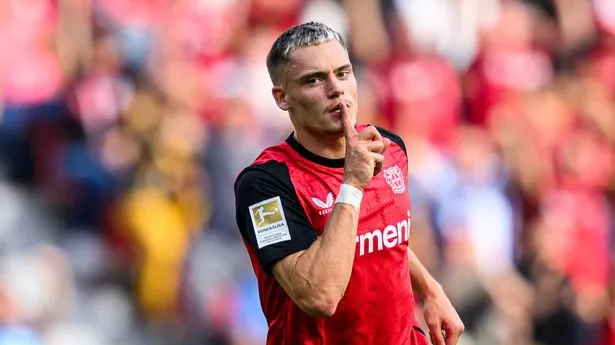 Bayern Leverkusen's Florian Wirtz