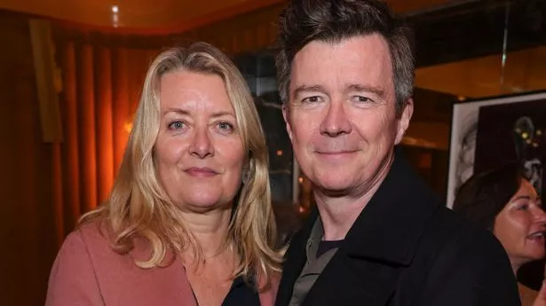 Rick Astley and wife Lene Bausager at Elizabeth Day's 'Friendaholic' book launch in 2023