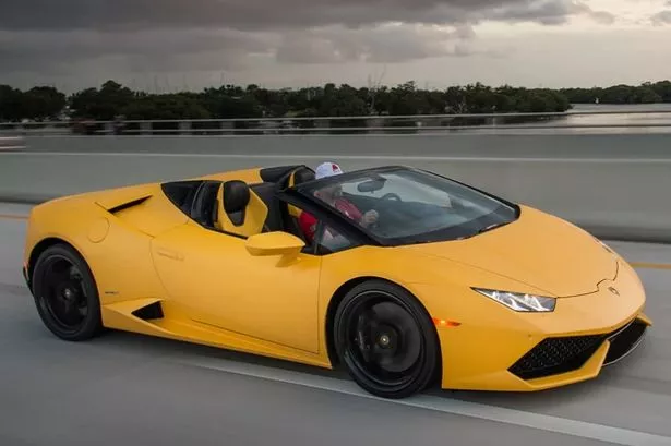 A photo of The Lamborghini Huracán Spyder