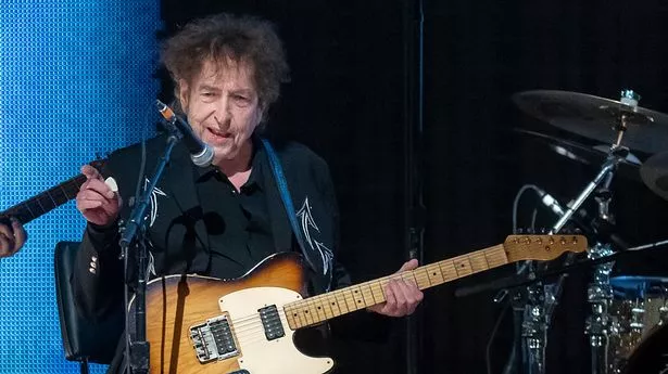 Bob Dylan, pictured at a gig last year, recently appeared in Liverpool