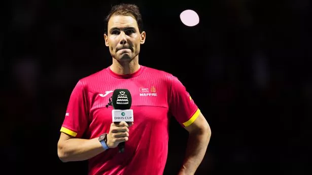 Rafa Nadal was in tears after his last ever tennis match at the Davis Cup