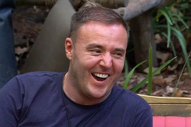 Alan Halsall in the I'm A Celebrity camp