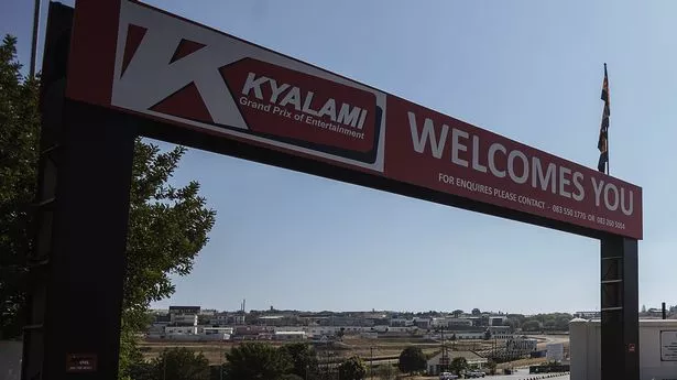 A general view of the Kyalami race track main entrance on July 23, 2014 it will go up for auction in Johannesburg, South Africa. The circuit hosted its last international competition in May 2010 with the sixth race of the World Superbike Championship. AFP PHOTO/GIANLUIGI GUERCIA (Photo credit should read GIANLUIGI GUERCIA/AFP via Getty Images)