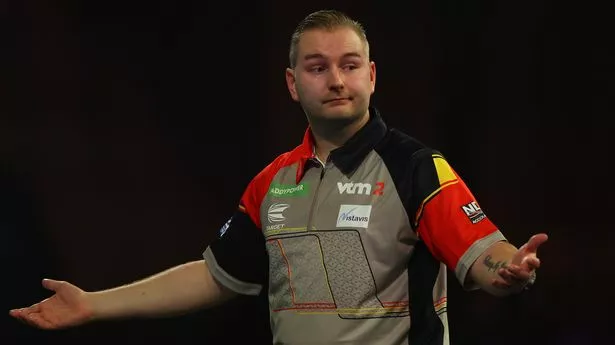 Dimitri van den Bergh in the 2024 World Darts Championship