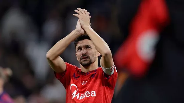 Jesus Navas in his final Sevilla game