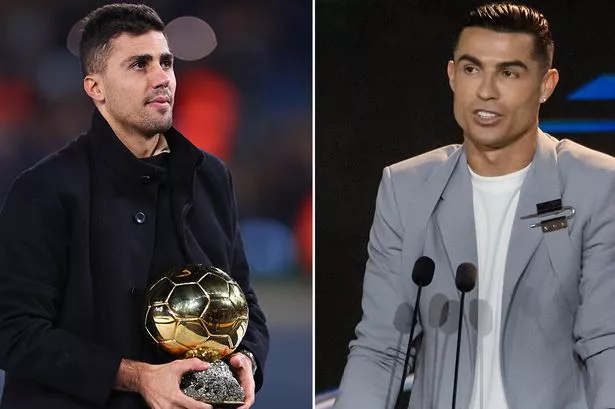 Rodri and Cristiano Ronaldo