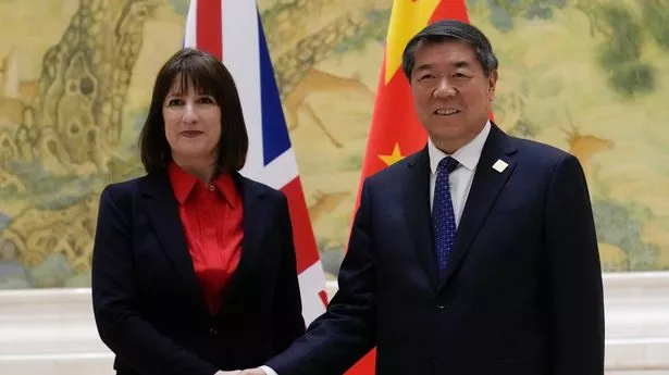 Rachel Reeves met with Chinese Vice Premier He Lifeng in Beijing