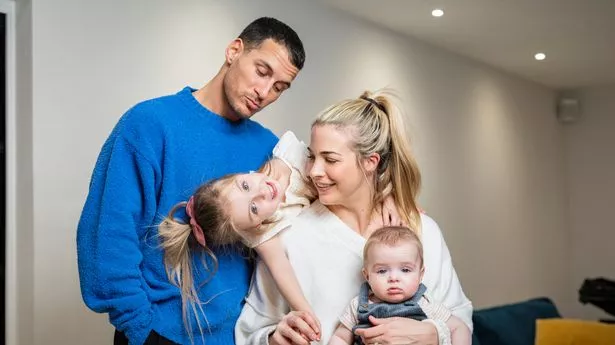 Gemma Atkinson, fiance Gorka Marquez and family