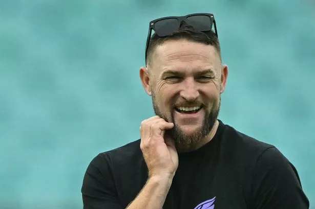 England's coach Brendon McCullum