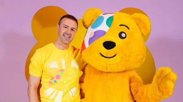 Paddy McGuinness at the BBC Children In Need appeal show at MediaCityUK in Salford. Picture date: Friday November 15, 2024.