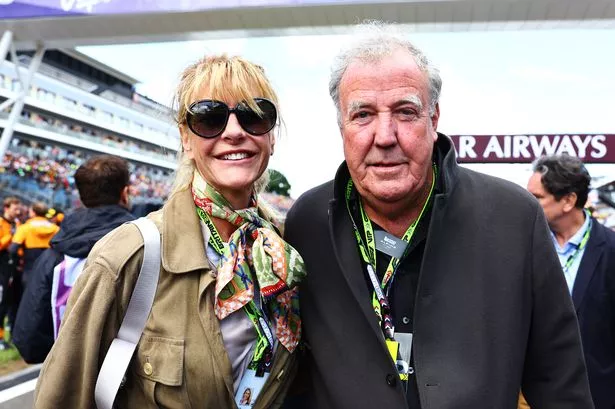 Lisa Hogan and Jeremy Clarkson