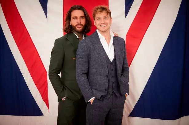 Sam Thopmson and Pete Wicks for Pride of Britain 2024