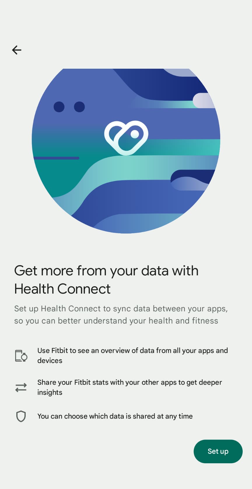 Fitbit app Health Connect