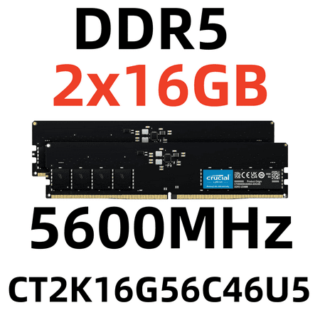 Crucial RAM DDR5 5600MHz 32GB...