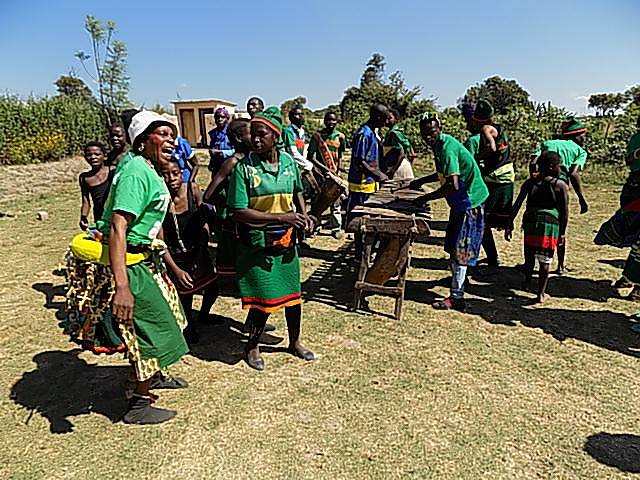 The Sinkoya dance performed by both men and women during social events.