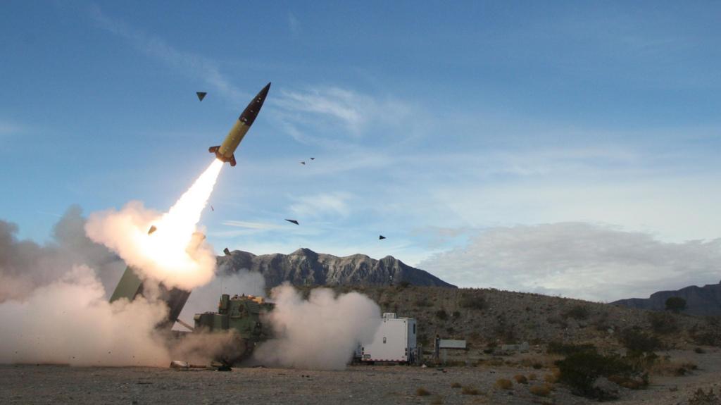 ATACMS rocket being tested in New Mexico in 2021