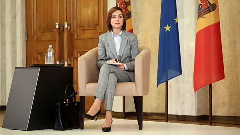 Alamy In November 2020, Maia Sandu became Moldova's first woman president following years of sexist attacks from both men and women (Credit: Alamy)