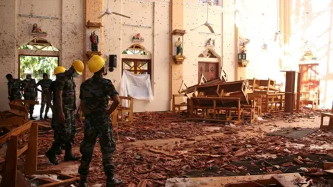 Reuters St Sebastian's Church in Negombo