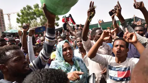 AFP Protesters in Khartoum