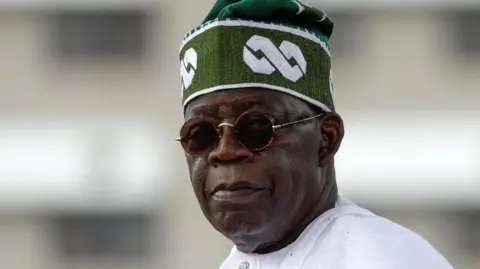 Nigeria's President Bola Tinubu looks on after his swearing-in ceremony in Abuja, Nigeria May 29, 2023