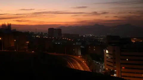 Reuters Tehran at sunrise on Saturday morning, following Israeli strikes on sites around the Iranian capital