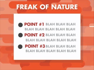 POINT #1 CMBI!CMBI!CMBI
POINT #2
POINT #3
CMBI!CMBI!CMBI
CMBI!CMBI!CMBI!CMBI!CMBI
CMBI!CMBI!CMBI
CMBI!CMBI!CMBI!CMBI!CMBI
CMBI!CMBI!CMBI!CMBI!CMBI
FREAK OF NATURE
 