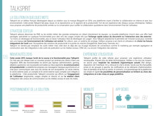 Evolution des Réseaux Sociaux d'Entreprise