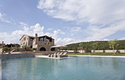 El hotel de lujo La Vella Farga, en Lladurs (Solsonès).