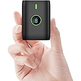 Power Bank 10000 mah,22.5W powerbank klein Aber stark mit led-anzeige,12v Ausgang,Mini powerbank Externe handyakkus,USB c pow