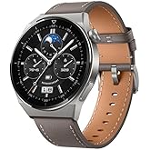 Huawei Watch GT 3 Pro 46mm Smartwatch, Titangehäuse, Saphirglas, Tauch Modus,Lange Akkulaufzeit, dratlosses Aufladen,Herzfequ