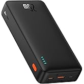 Baseus Powerbank 20000mAh Power Bank 20W Schnelles Aufladen, Externer Handyakkus mit USB C in&Out, PD QC Powerbank USB C für 