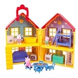 ペッパピッグ プレイハウス セット 人形付き Peppa Pig Peppa's Deluxe House Play Set with 3 Figures [並行輸入品]