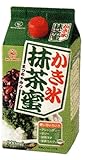 抹茶シロップ　900ｍｌ　合成甘味料，保存料　不添加