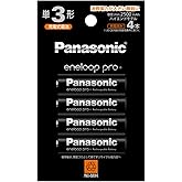 BK-3HCD/4H エネループプロ ニッケル水素電池 単3形 充電式 4本