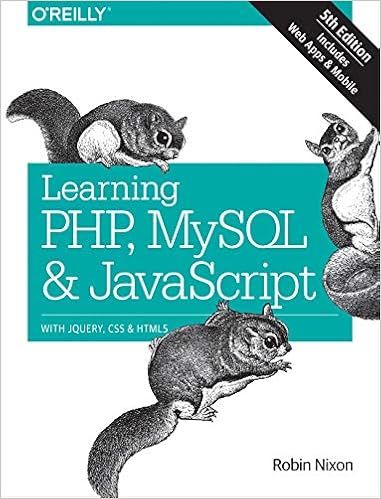 Learning PHP, MySQL & JavaScript