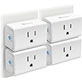 Kasa Smart Plug Mini 15A, Smart Home Wi-Fi Outlet Works with Alexa, Google Home & IFTTT, No Hub Required, UL Certified, 2.4G 