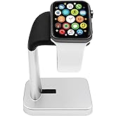 Macally Apple Watch Stand for Series Ultra 10 9 8 7 6 5 4 3 2 1 SE (49mm 45mm 44mm 42mm 41mm 40mm 38mm) - Apple Watch Charger