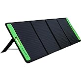 Topsolar 200W Foldable Portable Solar Panel Charger Kits for Portable Power Station Generator Cell Phones Camera Lamp 12V Car