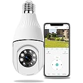 Qilmy Pan Tilt Security Camera, Full-HD 1080P Wireless Wi-Fi IP Camera, Home Surveillance CCTV Cameras with Motion Detection 