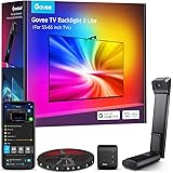 Govee TV Backlight 3 Lite with Fish-Eye Correction Function Sync to 55-65 Inch TVs, 11.8ft RGBICW Wi-Fi TV LED Backlight with