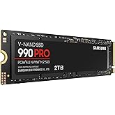 SAMSUNG 990 PRO SSD NVMe M.2 PCIe Gen4, M.2 2280 Internal Solid State Hard Drive, Seq. Read Speeds Up to 7,450 MB/s for High 