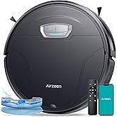 Airzeen Robot Vacuum Cleaner with 4500Pa Strong Suction, 3 in 1 Robot Vacuum and Mop, Carpet Auto-Boost, Self-Charging, 2.9”S