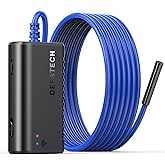 DEPSTECH Wireless Endoscope, IP67 Waterproof WiFi Borescope Inspection 2.0 Megapixels HD Snake Camera for Android and iOS Sma