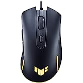 ASUS TUF Gaming M3 Gen II Gaming Mouse, Wired, 59g Lightweight, IP56 dust & Water Resistance, Antibacterial Guard, 8K DPI Opt