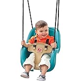 Step2 Infant to Toddler Swing, Baby Outdoor Swing, Backyard Bucket Style Swing Seat, Secure Harness, Outside Weather-Resistan