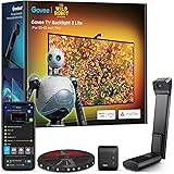 Govee TV Backlight 3 Lite with Fish-Eye Correction Function Sync to 55-65 Inch TVs, 11.8ft RGBICW Wi-Fi TV LED Backlight with