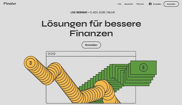 Fintech-Webinar Website Template