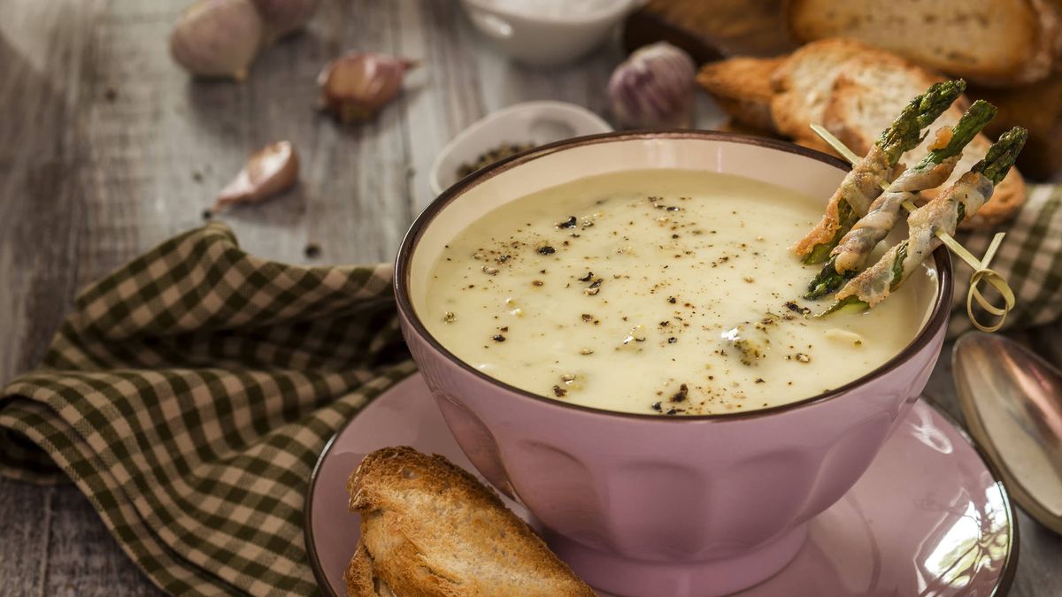 Crema de espárragos, cuando las verduras pasan a ser estrellas